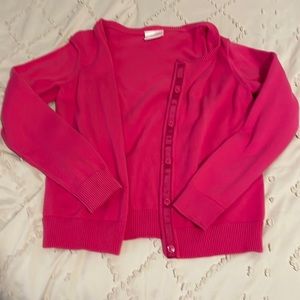 Hanna Andersson pink cardigan (girls)